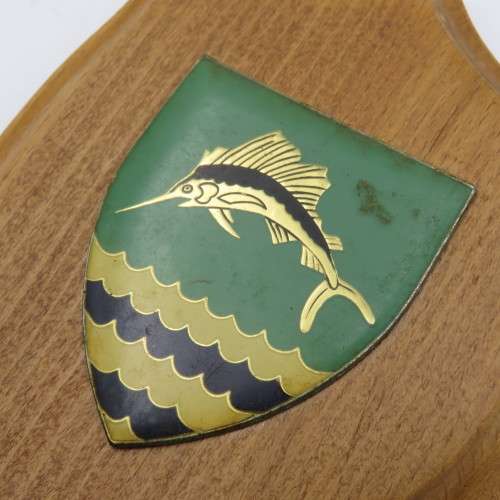 SADF Durban South Commando shoulder flash plaque