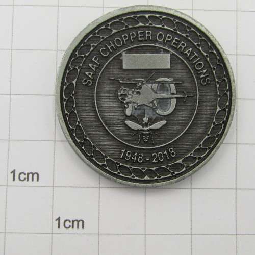 1948-2018 SA Air Force Chopper Operations medallion - not numbered