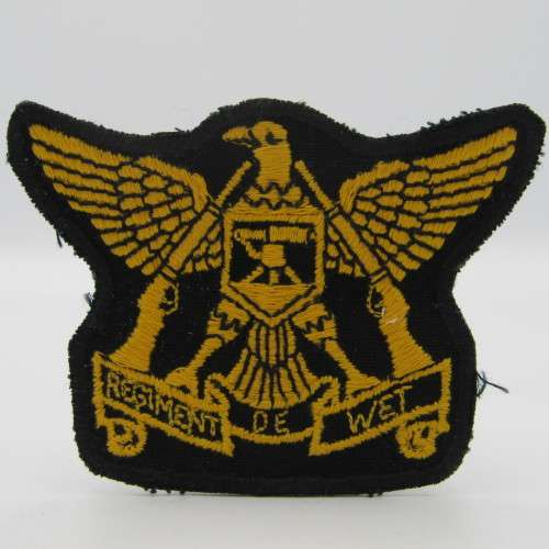 SADF Regiment de Wet cloch badge