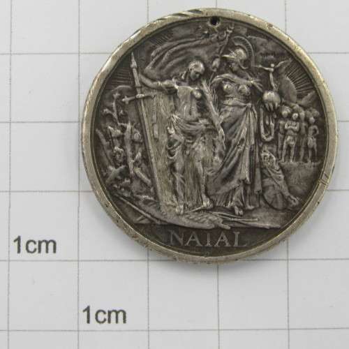 1906 Natal Rebellion medal issued to Attached Sergeant R.V.M.A.E Tarrant , Natal Service corps