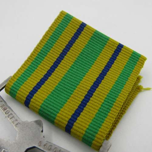 SA Police Silver Faithful service medal issued to JE Knoetze 64001 8 AO V
