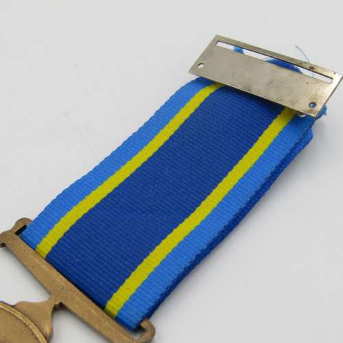 SA Police 75 Years commemorative medal issued to 058492H Adj Off DE Knoetze