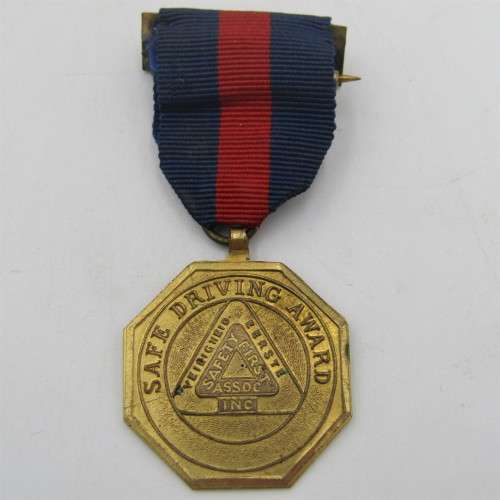 South Africa 1937-43 Safe Driving award medal