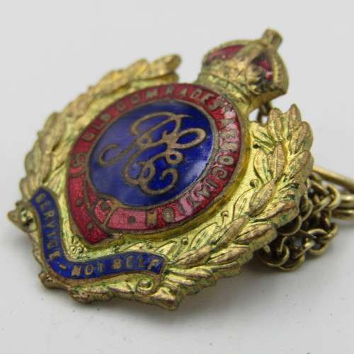 WW2 Royal Engineers old comrade association lapel badge