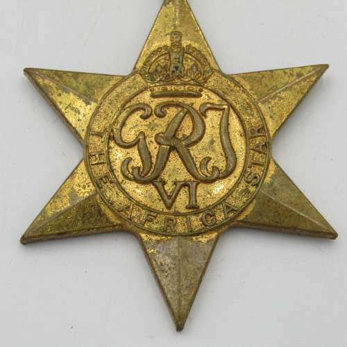 WW2 Africa star medal issued to M17062 L. Phillips