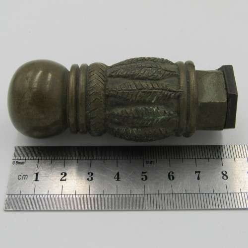 Vintage Solid brass wax seal with unusual two lizzards design
