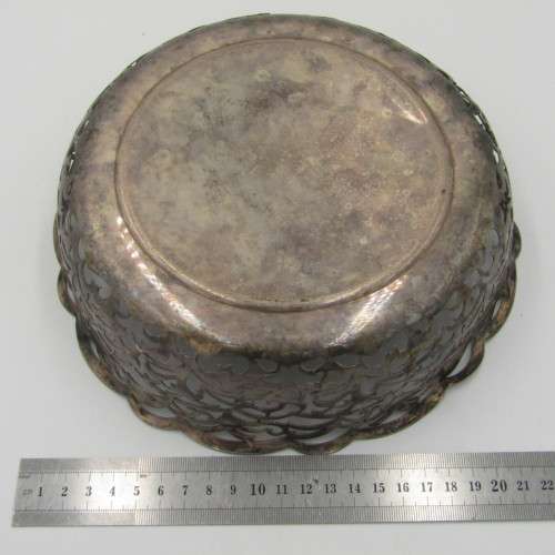 1938 South West Africa Hunting association trophy bowl - low grade silver