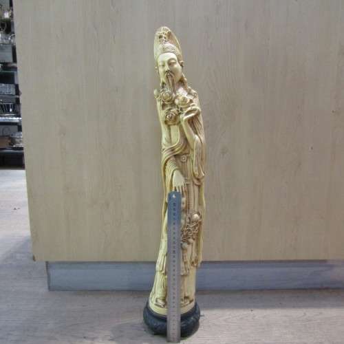 Large Vintage Chinese poly resin sculpture - Height 66 cm