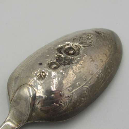 Sterling silver serving spoon made by Hester Bateman in 1781