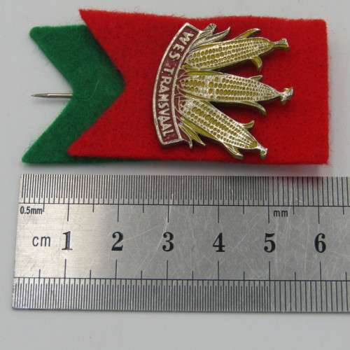 Vintage Wes Transvaal Rugby pin badge