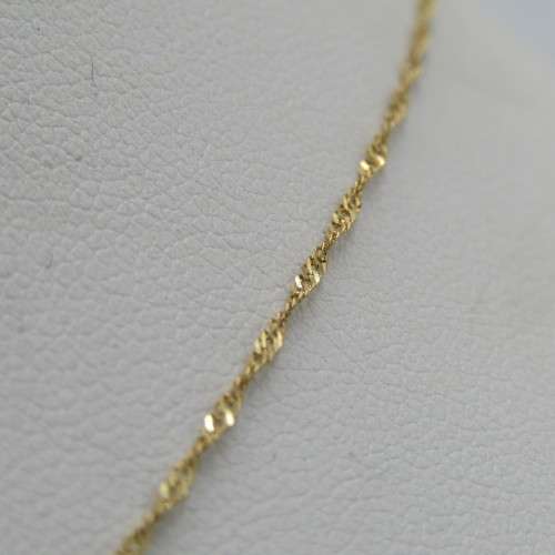 Vintage 14kt Gold Necklace and earrings set with colourful inserts