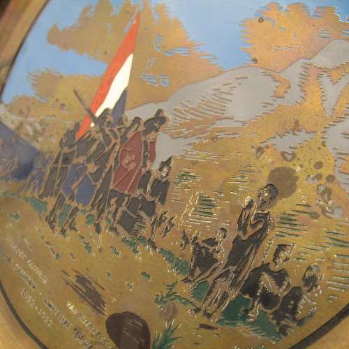 1652-1952 Van Riebeeck Festival official souvenir brass plate