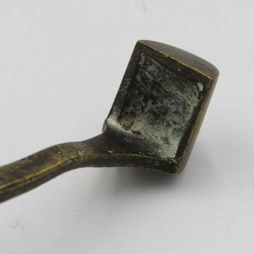 Antique Wagner brass measuring spoon - marked 67 A