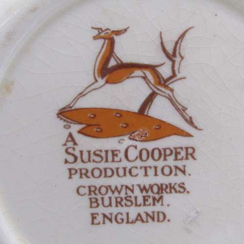 Susie Cooper Crownworks Art Deco soup / trinket bowl