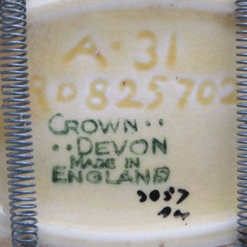 Crown Devon Garden Path trinket bowl - with hanger