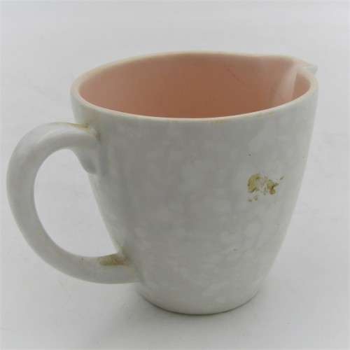 Vintage Poole milk / cream jug with pink inside