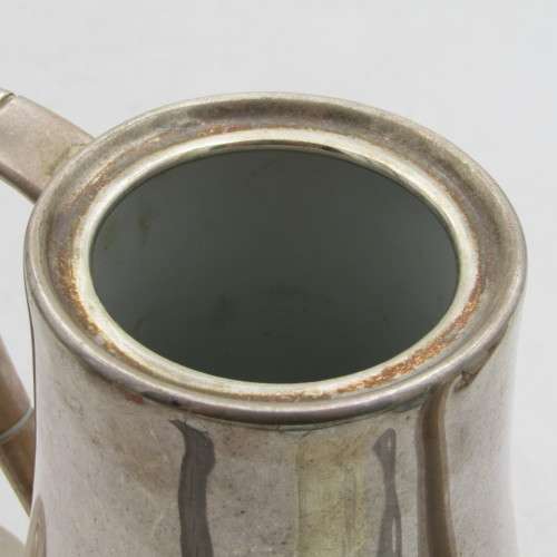 Very rare art nouveau MWF silverplated porcelain lined tea set