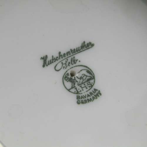 Very rare art nouveau MWF silverplated porcelain lined tea set