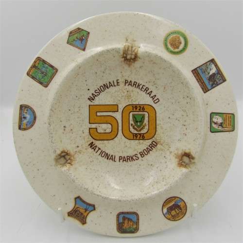 Lot of 3 National Parks Board 50 Years porcelain pieces