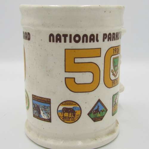 Lot of 3 National Parks Board 50 Years porcelain pieces