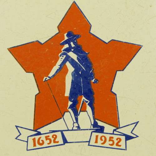 1652-1952 Van Riebeeck festival metal tray
