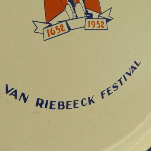 1652-1952 Van Riebeeck festival metal tray