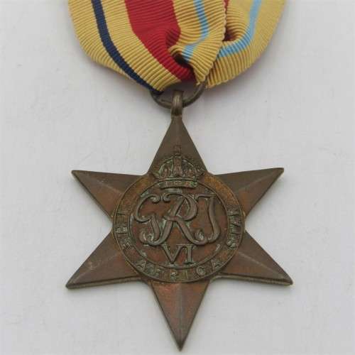 WW2 The Africa star issued to 243443 B.W O`Connor