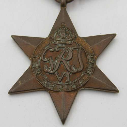 WW2 The Africa star issued to 243443 B.W O`Connor