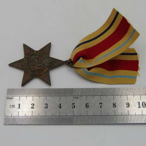 WW2 The Africa star issued to 243443 B.W O`Connor