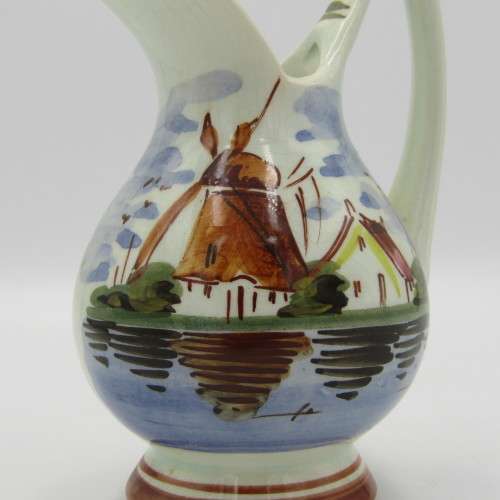 Vintage Coloured Delft small porcelain pitcher