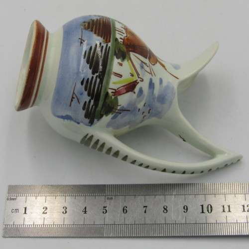 Vintage Coloured Delft small porcelain pitcher