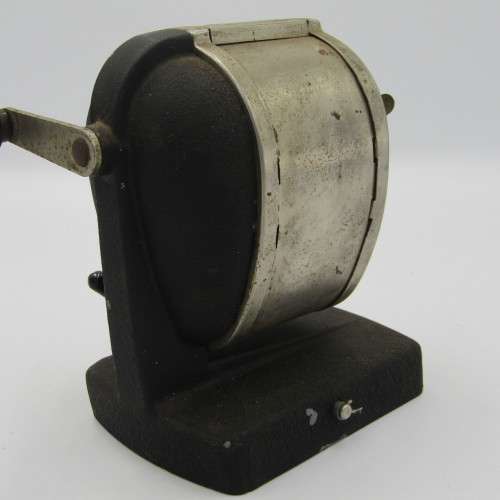 Vintage Boston Vacuum mount table top pencil sharpener - suction rubber missing