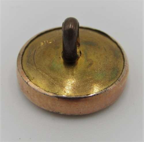 Set of 6 Antique goldplated uniform buttons in case