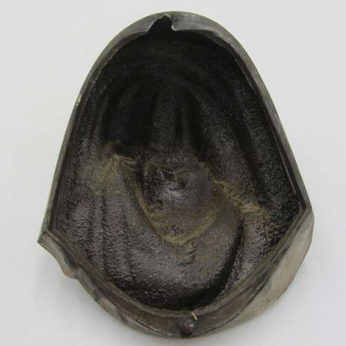 WW2 Holy Mary relic bronze wall hanging - brought back from Portugal by Italian soldier