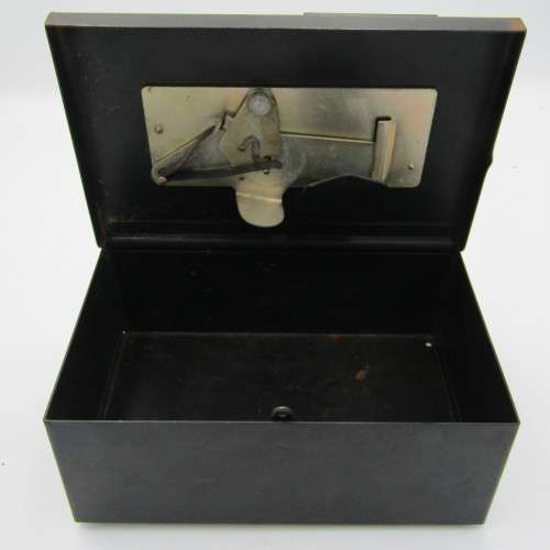Vintage tickey box pay telephone money box