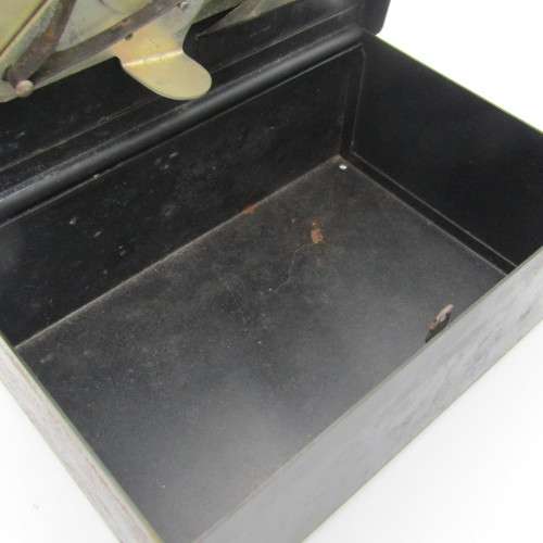 Vintage tickey box pay telephone money box