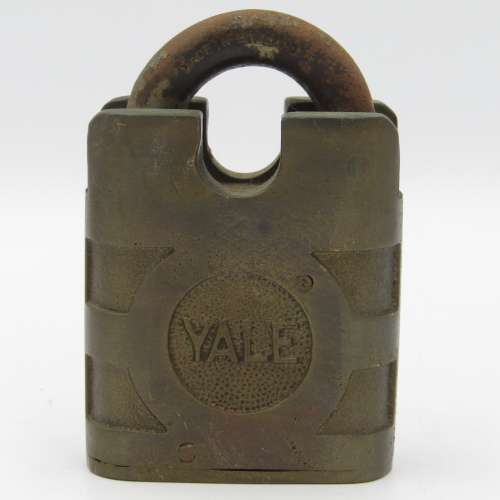 Vintage brass YALE Padlock - no key