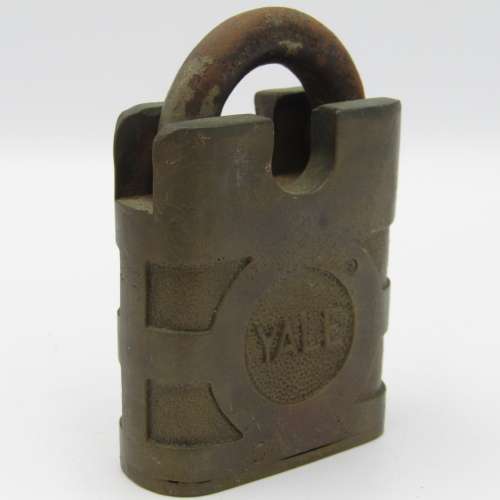 Vintage brass YALE Padlock - no key