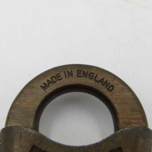 Vintage small YALE brass padlock - no key