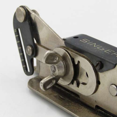 Vintage Singer serving Machine buttonhole attachment tool in box