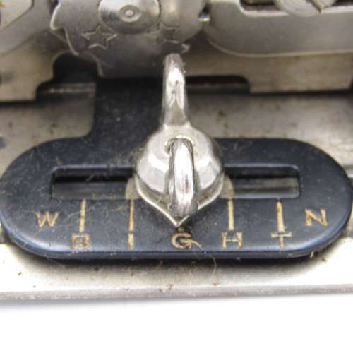 Vintage Singer serving Machine buttonhole attachment tool in box