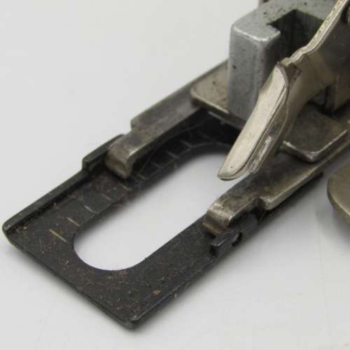 Vintage Singer serving Machine buttonhole attachment tool in box