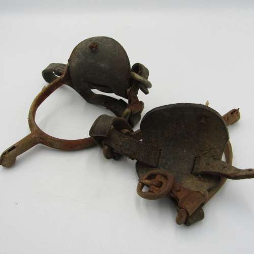Pair of vintage horse riding spurs