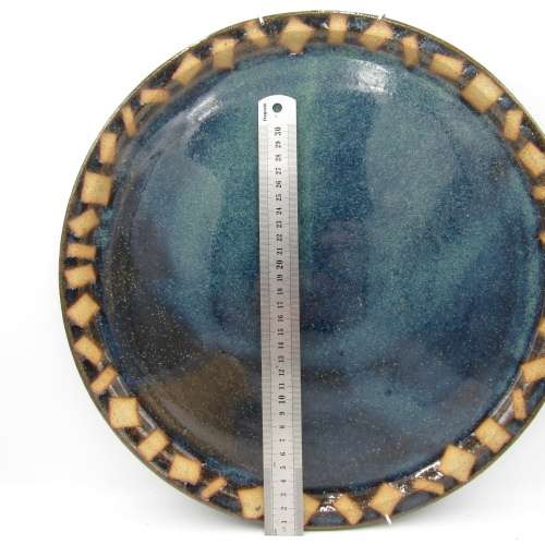 Vintage large Pottery Display platter