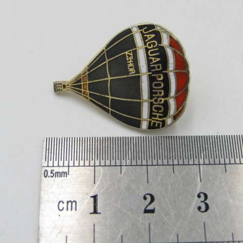 Vintage Jaguar-Porsche Hot Air Balloon badge