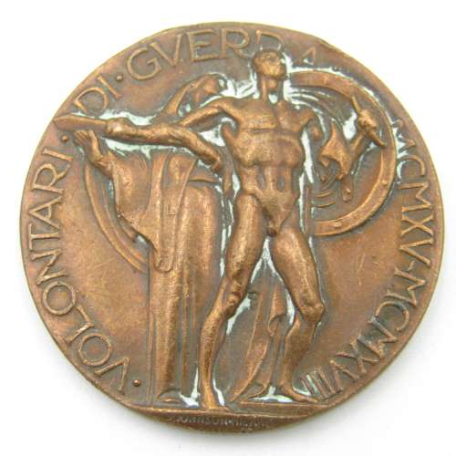 Mignon French War Volunteers WW1 medal for Italy