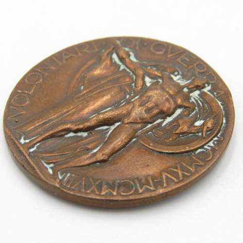 Mignon French War Volunteers WW1 medal for Italy