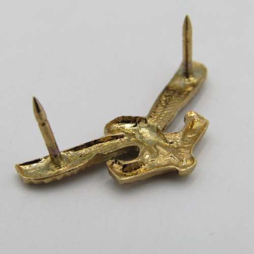 Pair of SA Air Force mess dress collar badges - different colours