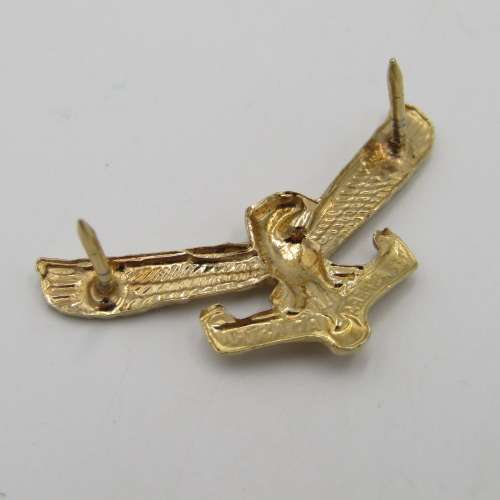 Lot of 4 different colour SA Air Force collar badges