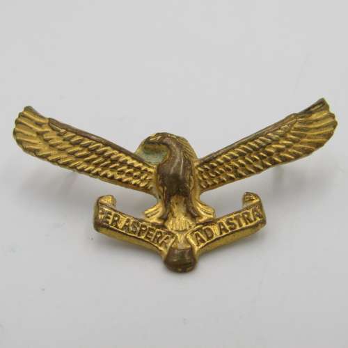 Lot of 4 different colour SA Air Force collar badges